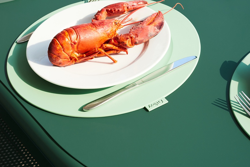 Place-we-met Sets de table, anthracite, Lot de 2