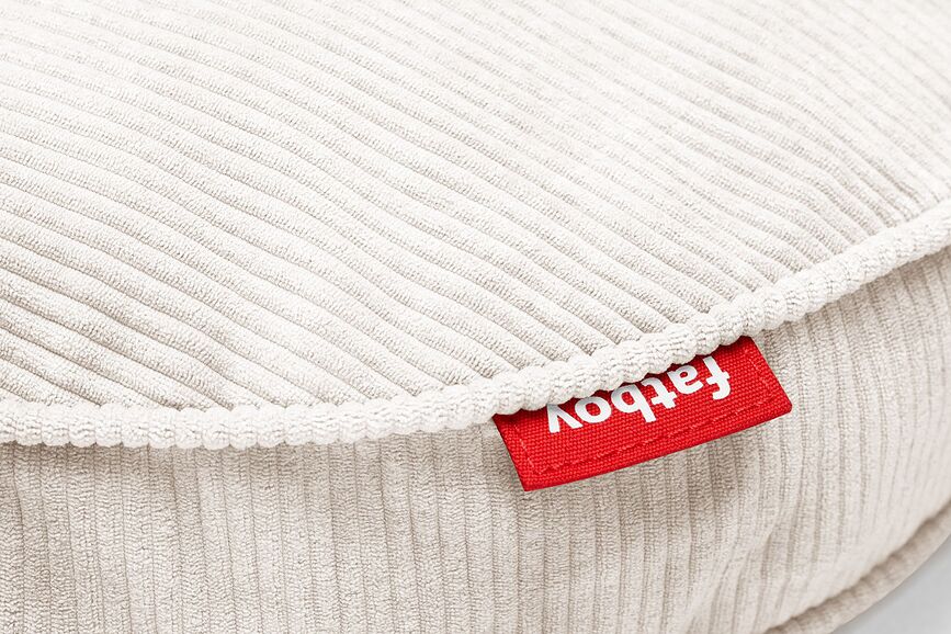 Point Cord Coussin recyclé, crème