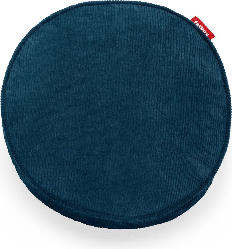 Point Cord Kissen marineblau recycelt