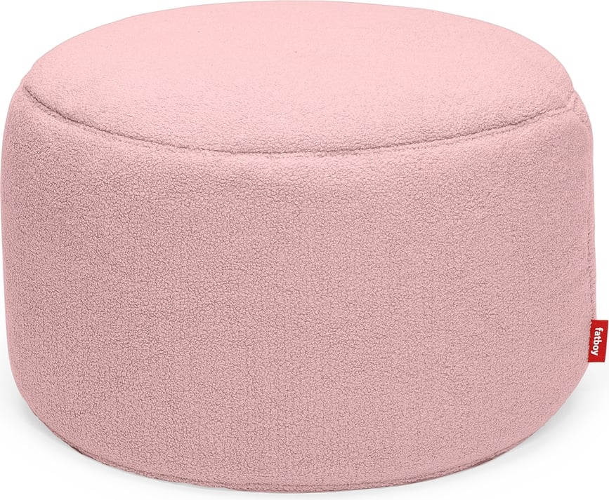 Point Large Sherpa Pouf rosa