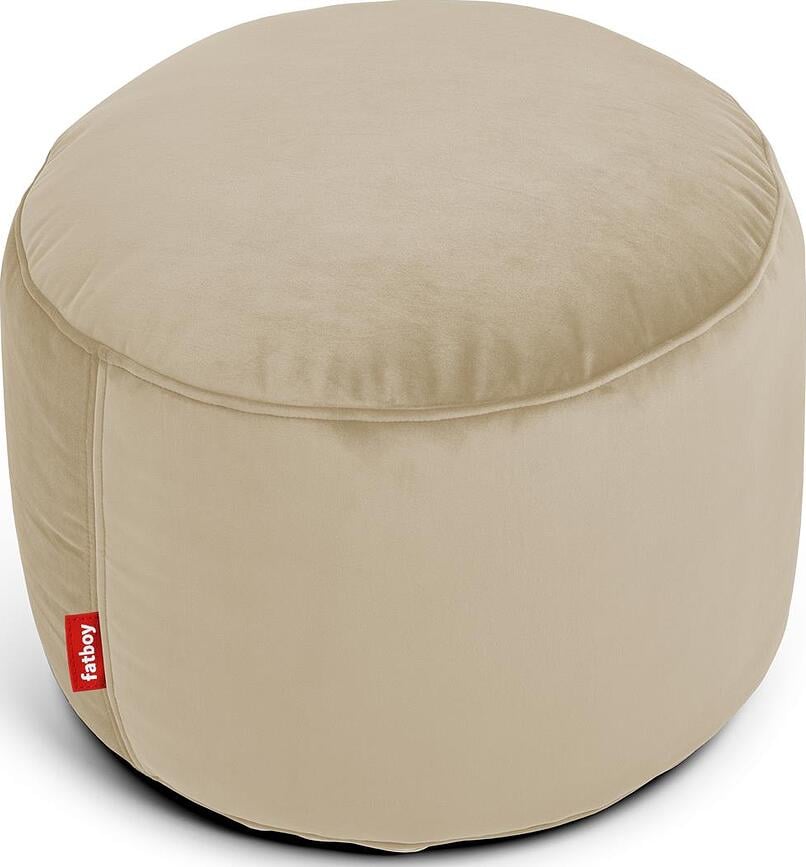 Point Velvet Pouf recycelt