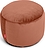 Point Velvet Pouf rosabraun recycelt