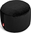 Point Velvet Pouf Schwarz recycelt