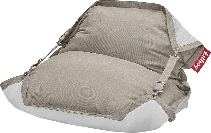 Pripučiamas čiužinys - pufas Original Floatzac taupe spalvos