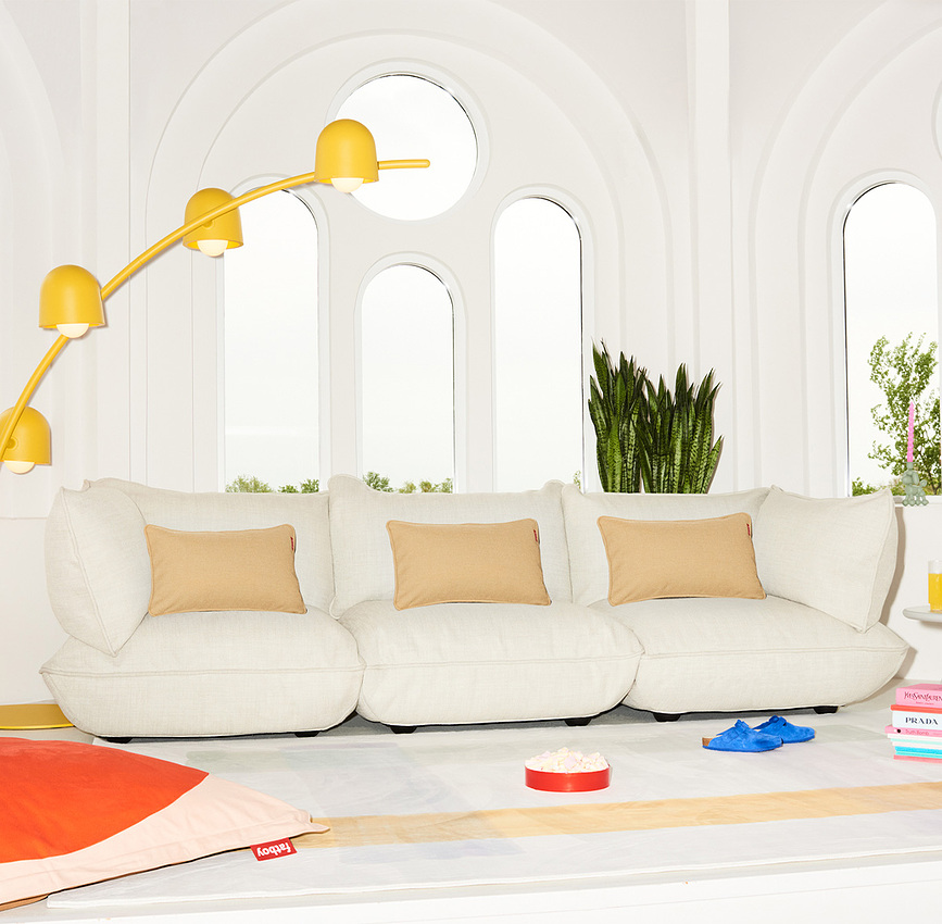 Puff Weave Puf, roza