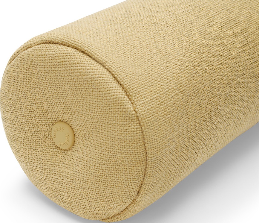 Puff Weave Rolster Μαξιλάρι Ρολό, λευκό της κιμωλίας