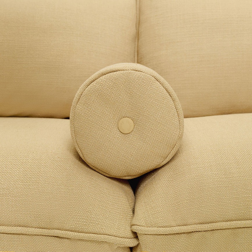 Puff Weave Rolster Coussin Traversin, blanc calcaire