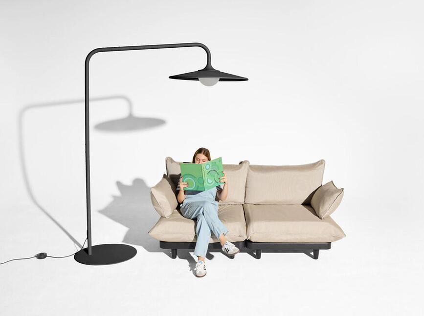 Sodo šviestuvas Archigrande 233 cm, antracito spalvos