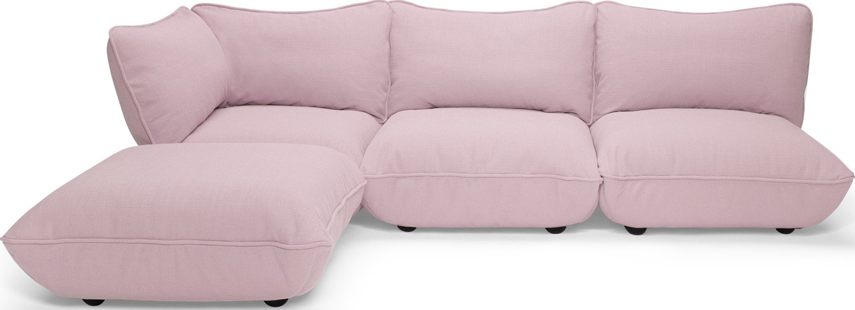 Sofa Sumo różowa narożna