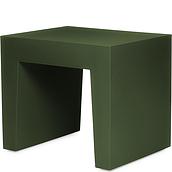 Stołek Concrete Seat zielony z recyklingu