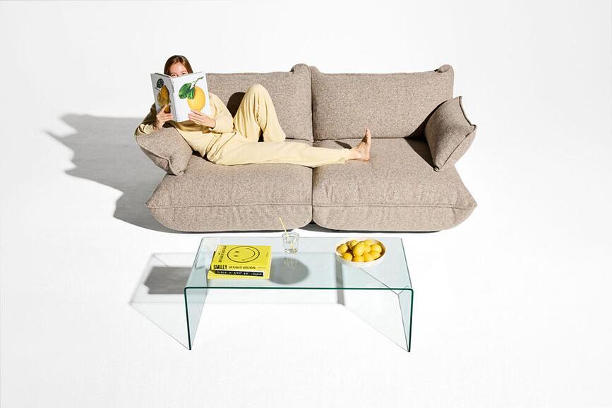 Sumo Boucle Modulsofa Eckteil, beige
