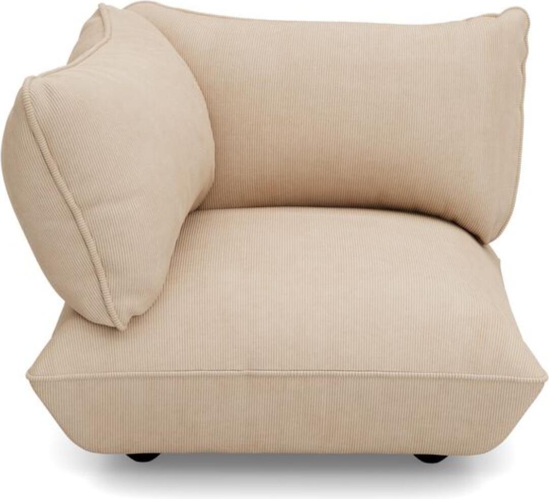 Sumo Cord Ecksofa links, beige