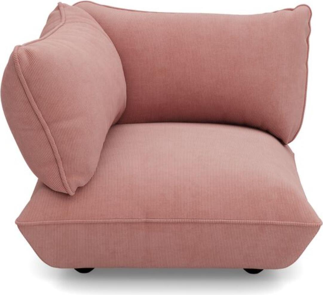 Sumo Cord Ecksofa links, rosa
