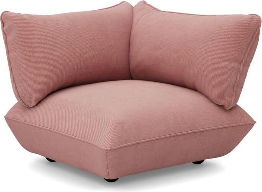 Sumo Cord right-hand corner sofa cover, beige, recycled