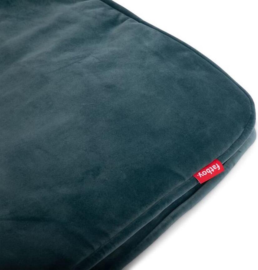 Sumo Velvet gerecyclede zitkussenhoes, petrol