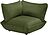 Sumo Velvet Modulares Ecksofa dunkelgrün