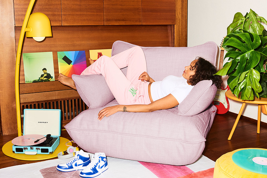 Sumo Υποβραχιόνιο για καναπέ, λευκό ασβέστη