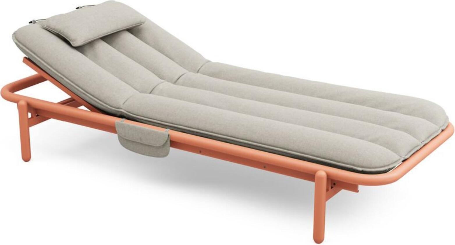 Sunbun Terracotta Gartenliege, grau