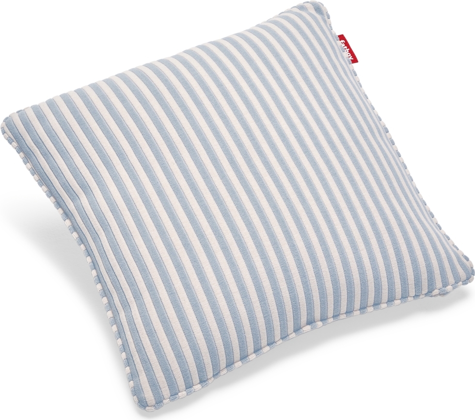 Terry Dekoratives Kissen 50 x 50 cm Creme -blau
