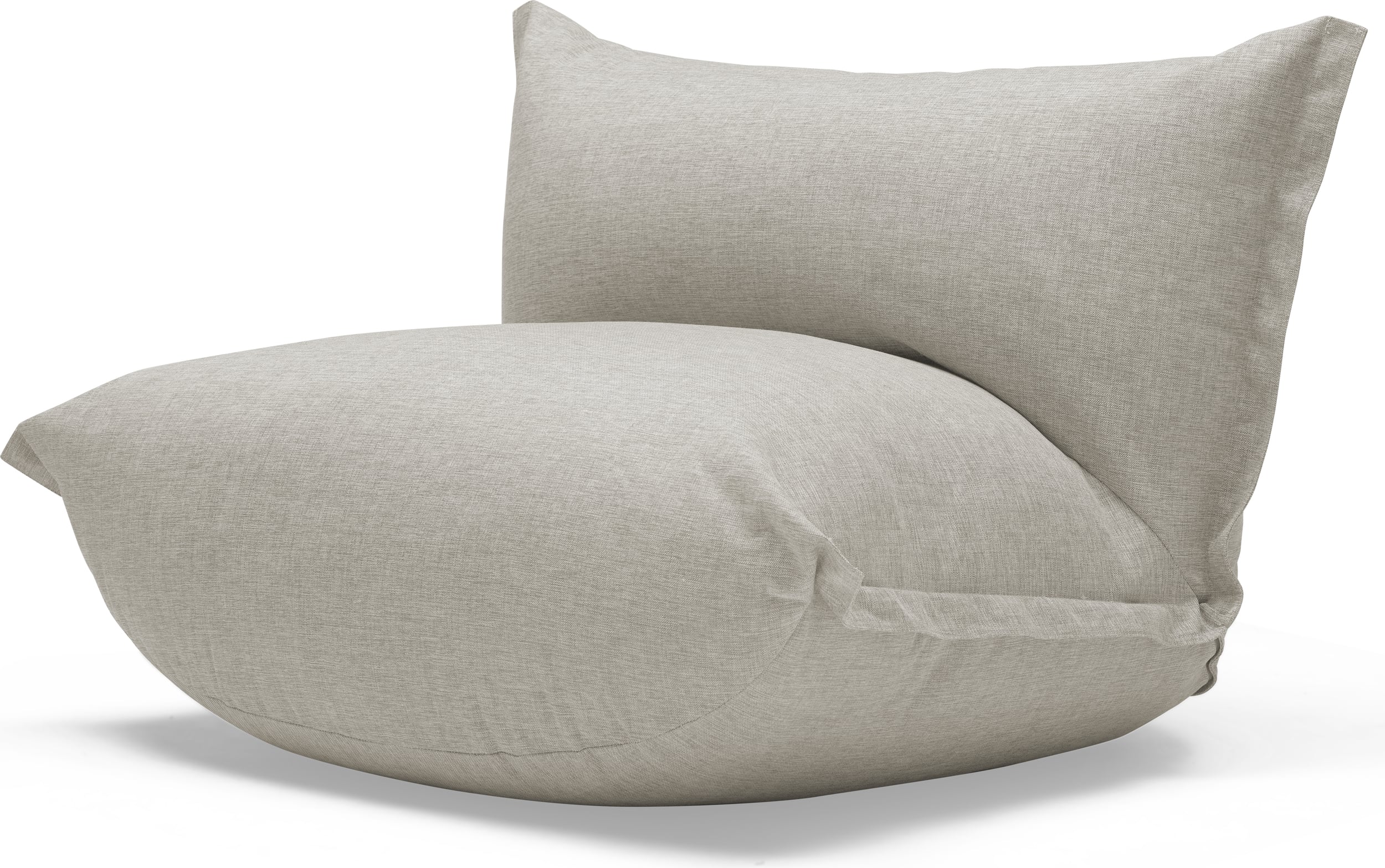 The BonBaron Outdoor Garten-Sitzsack, hellgrau