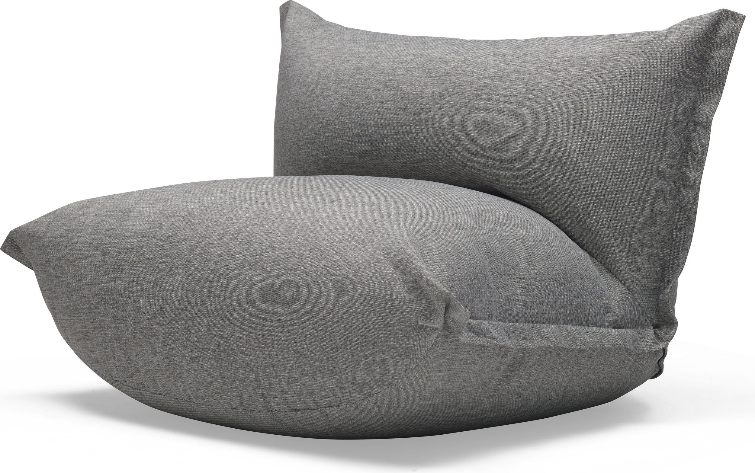 The BonBaron Outdoor Gartenpouf, dunkelgrau