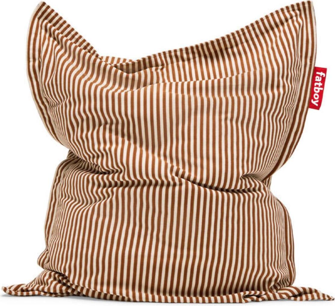 The Original Slim Terry Pouf-Bezug, braun-beige