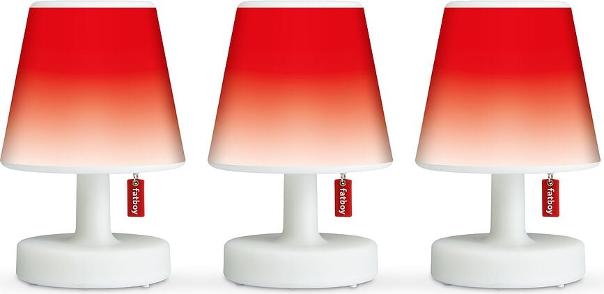 Tienidlá na lampy Cappie Mini Red Mist pre lampy Edison The Mini 3 ks