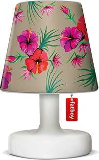 Tienidlo Cooper Cappie Hawaii pre lampu Edison The Petit hnedé