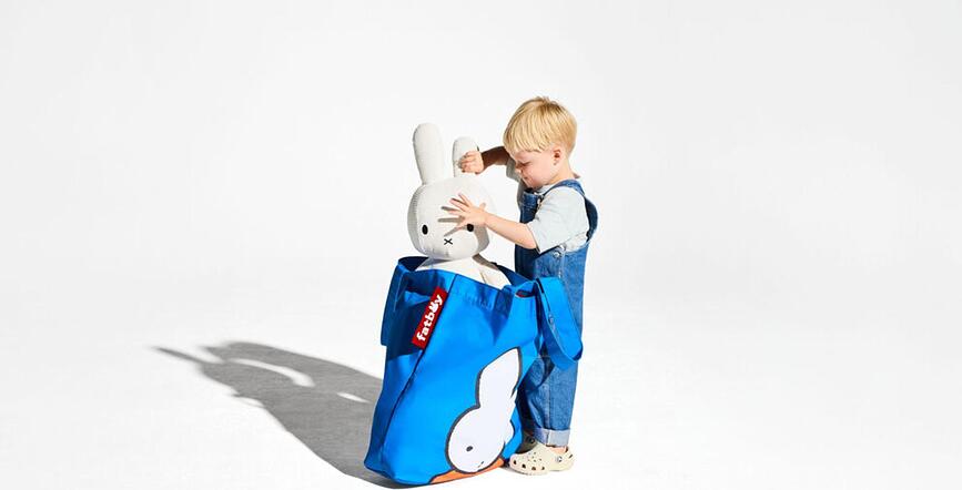 Vaikiškas krepšys Miffy Carry-All, mėlynas