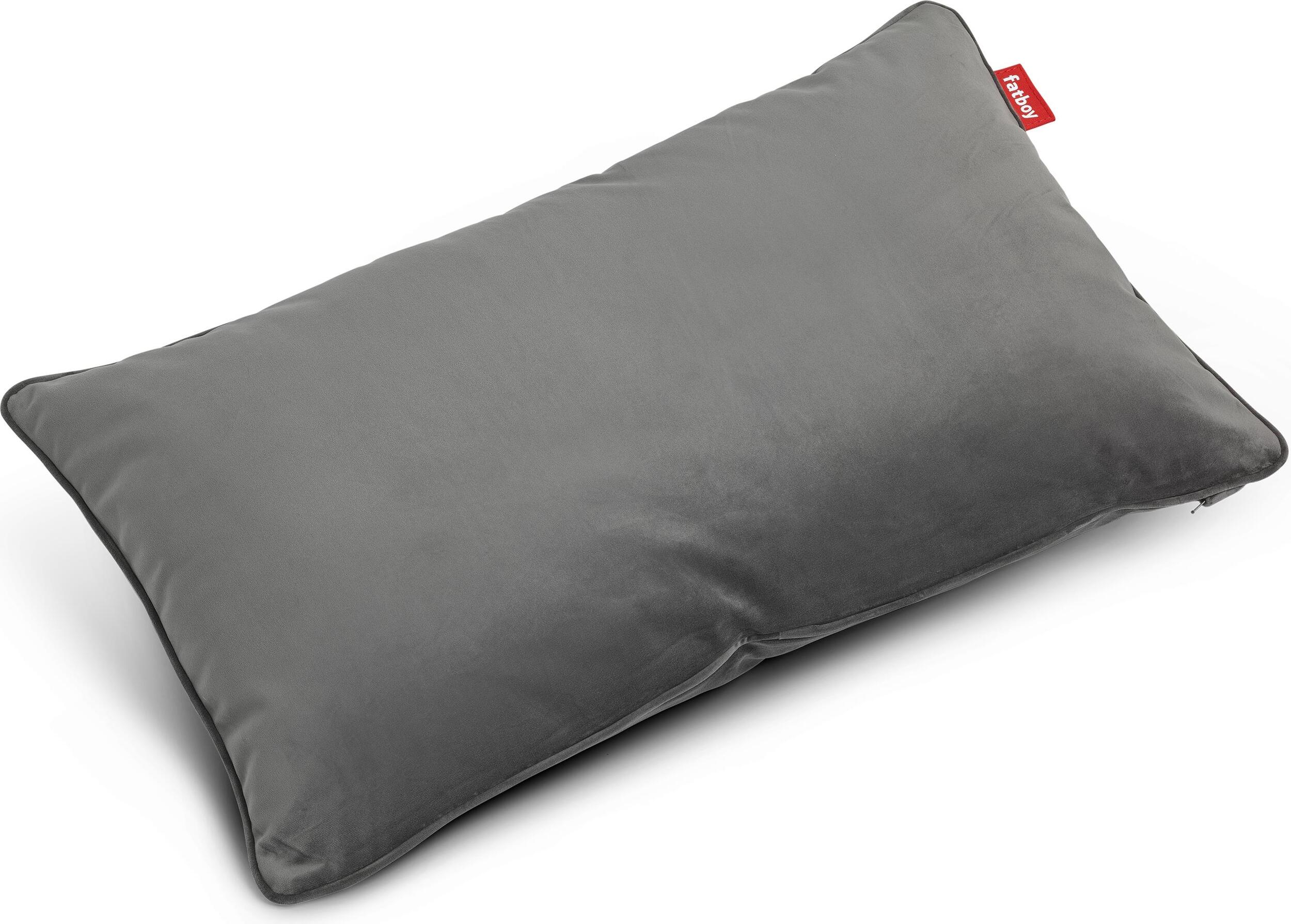 Velvet King Dekokissen, taupe, recycelt