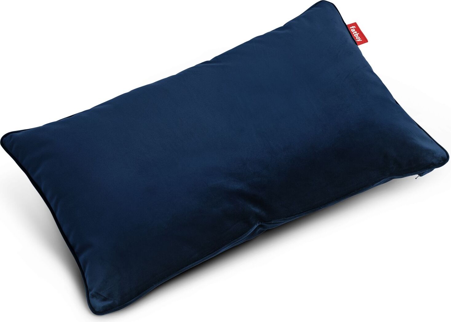 Velvet King Dekoratives Kissen dunkelblau