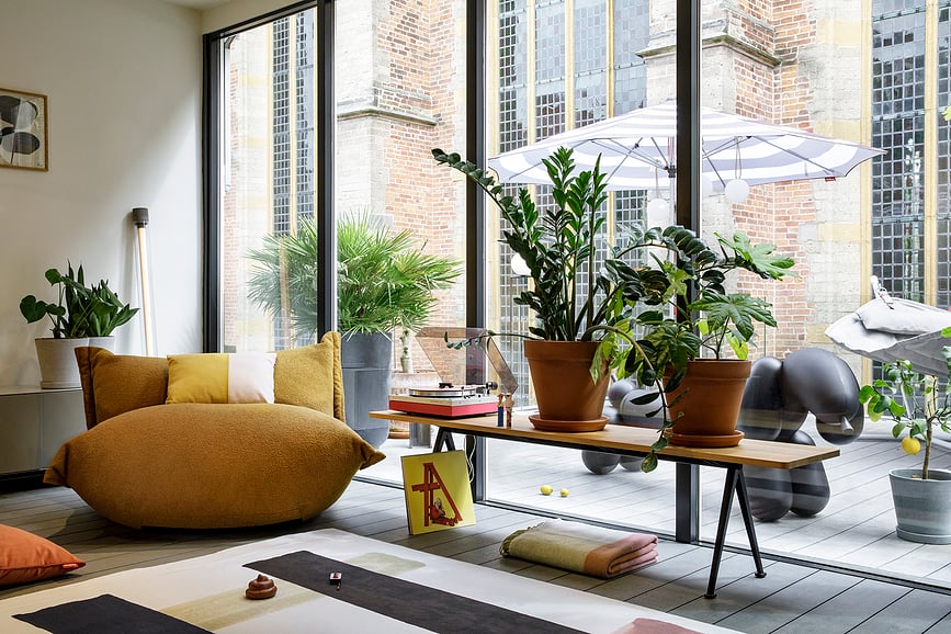 Velvet King Blazina okrasna, reciklirana, rdeče-oranžna