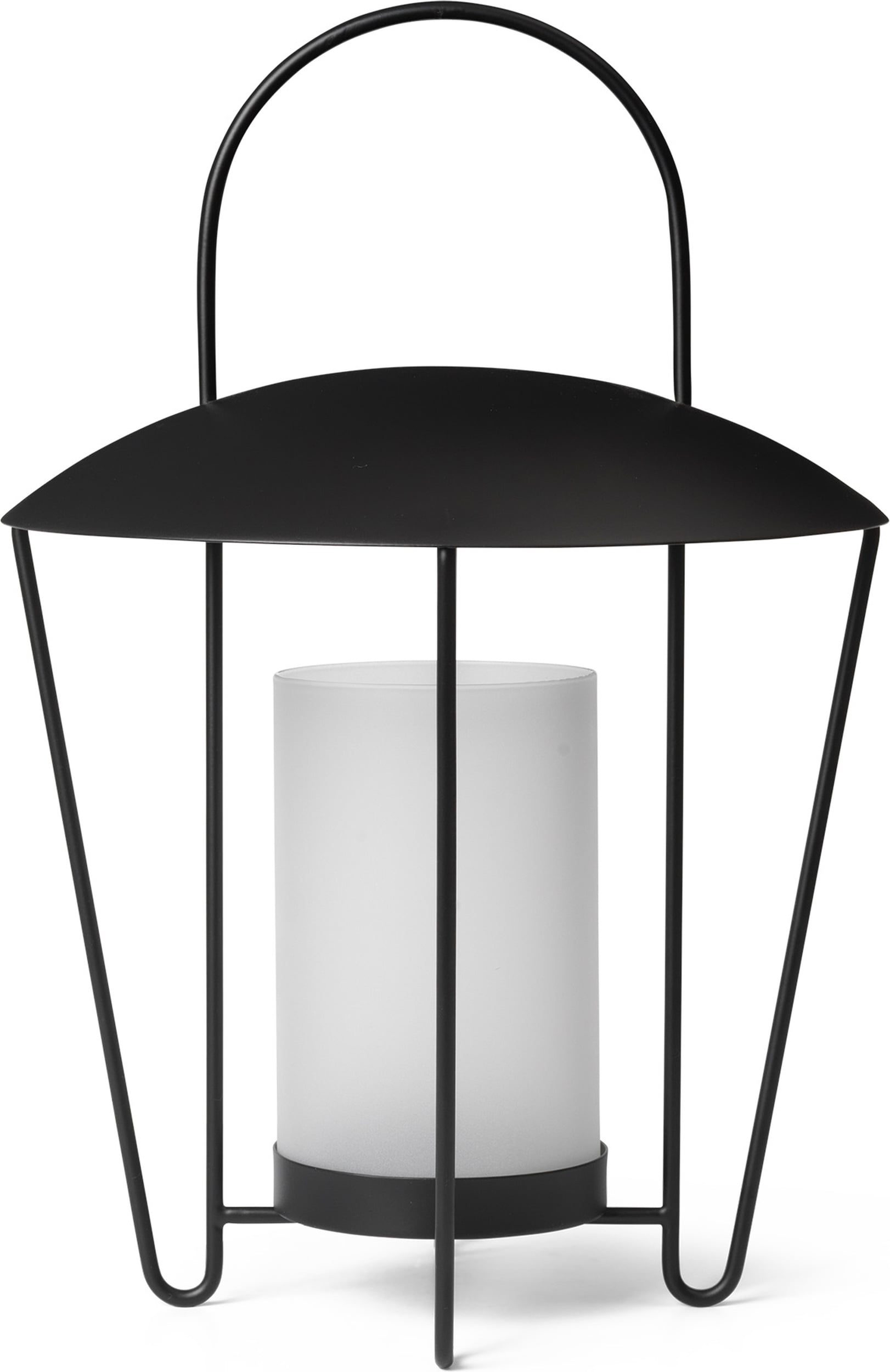 Abri Laterne 44,5 cm schwarz