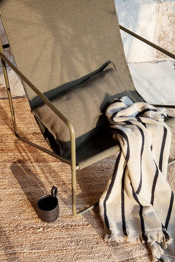 Alee Ručnik 70 x 140 cm crno-bež