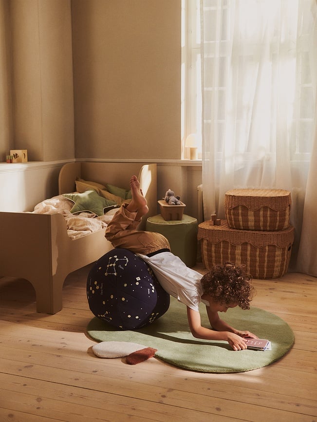 Alfombra Apple 110 cm, verde