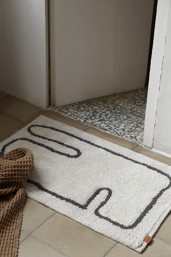 Alfombra de Baño Lay, 50 x 70 cm, beige