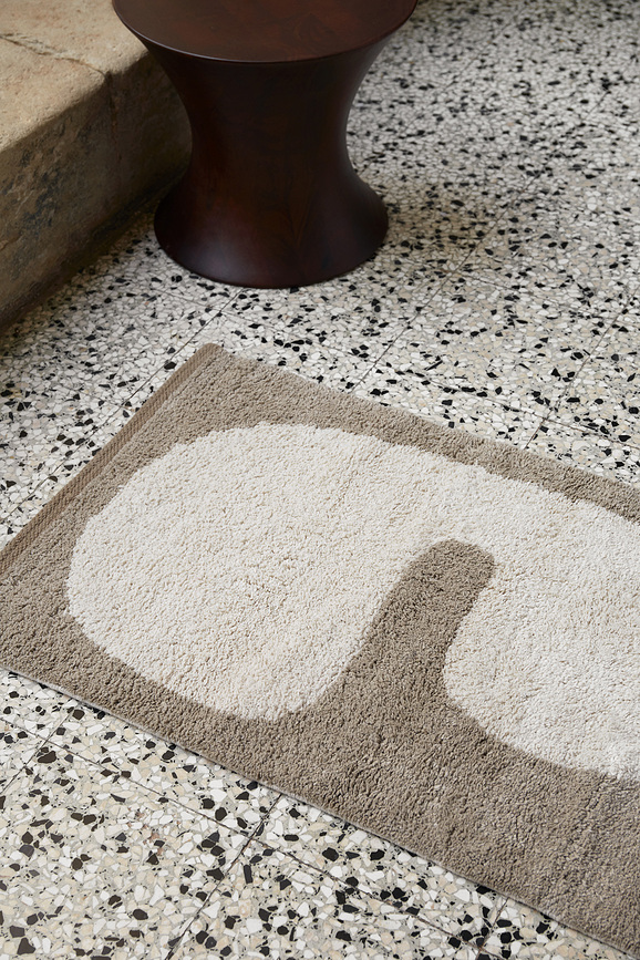 Alfombra de Baño Lay, 50 x 70 cm, beige