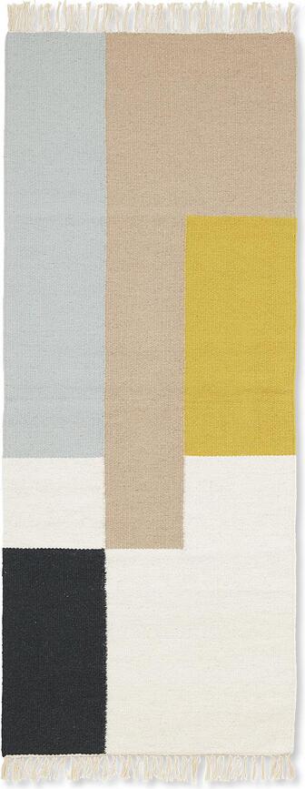 Alfombra de Pasillo Kelim Squares