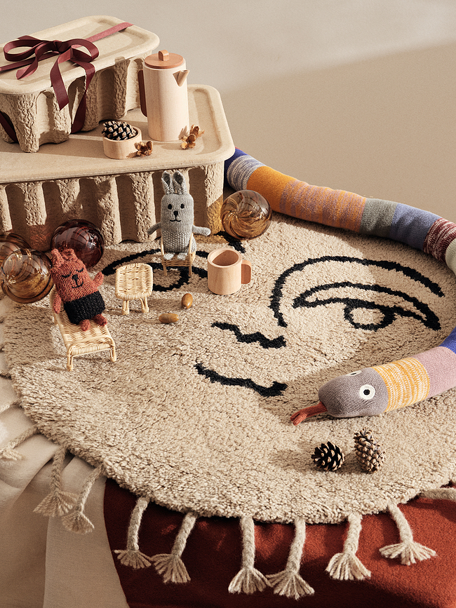 Alfombra Sun, 70 cm, beige oscuro