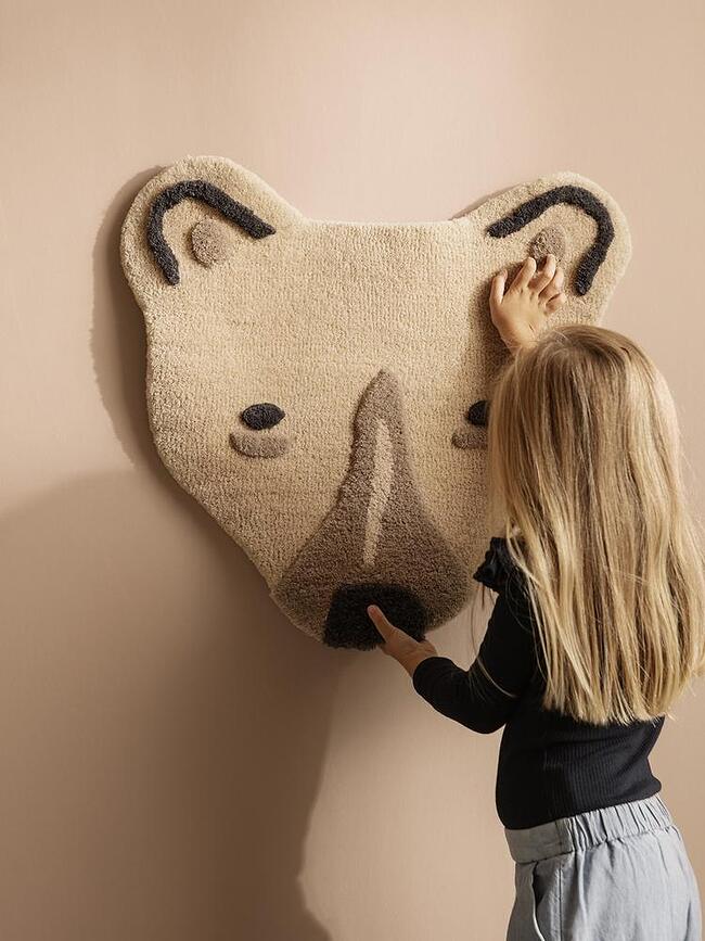 Alfombra Infantil tufted, estampado leopardo