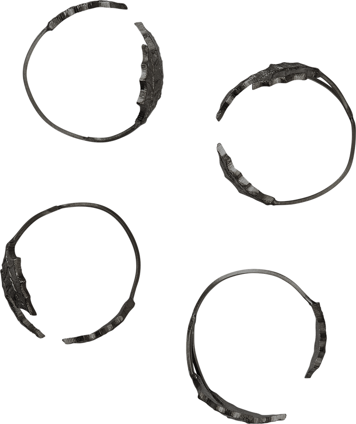 Anillos para Servilletas Holly Leaf, 4 unidades