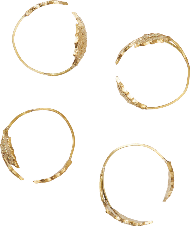 Anillos para Servilletas Holly Leaf, 4 unidades