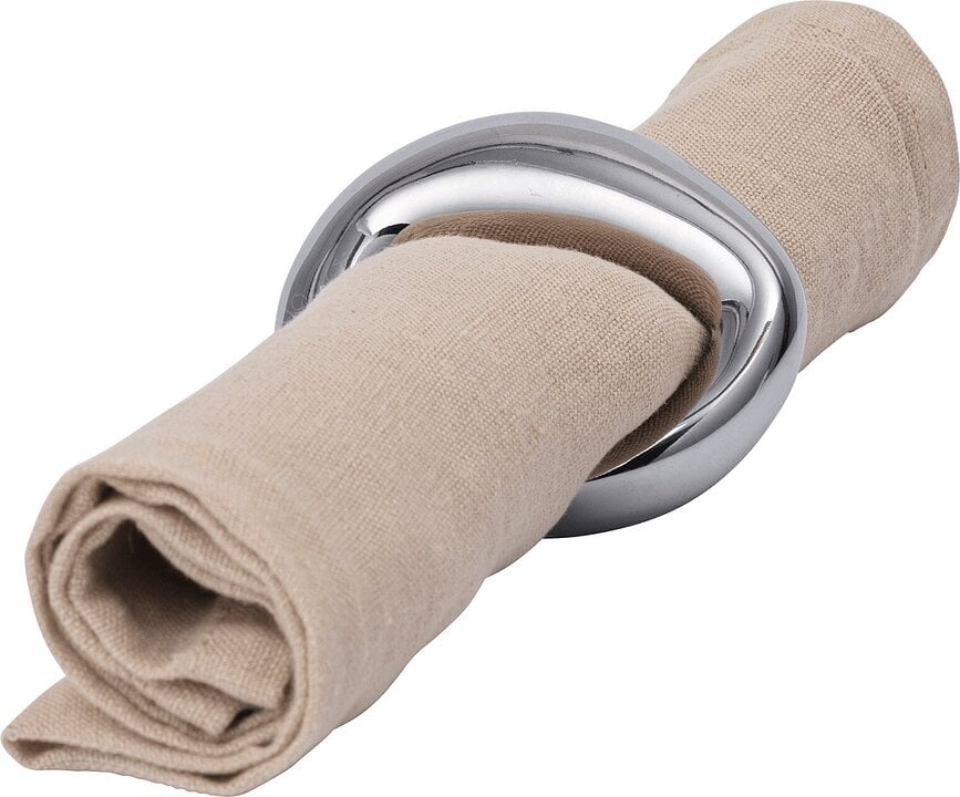 Anillos para servilletas Orrith, plateado, 4 unidades