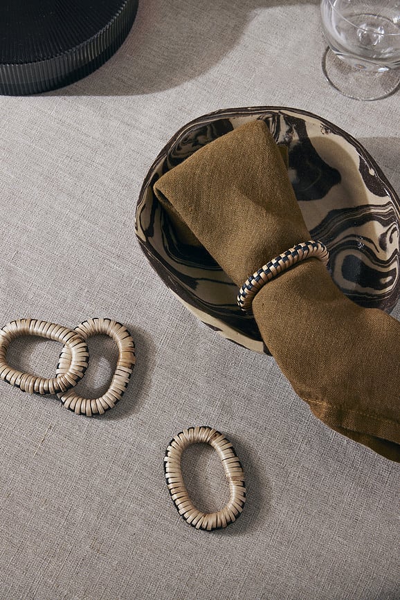 Anillos para Servilletas Weave, 4 unidades