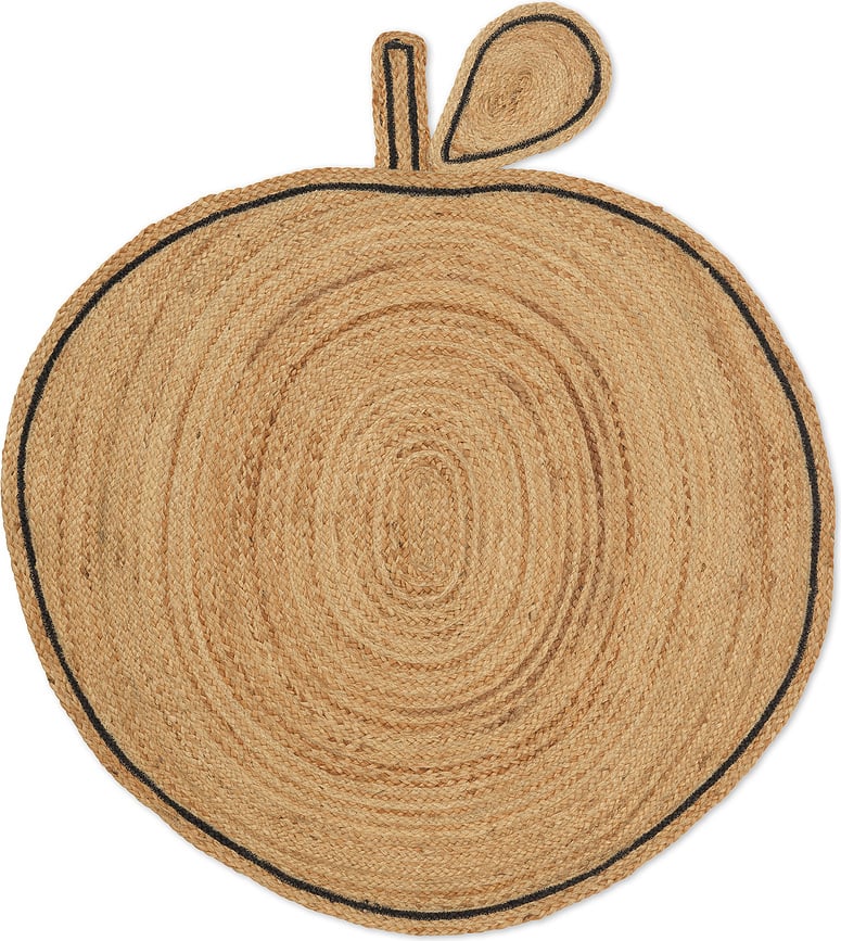 Apple Teppich Jute