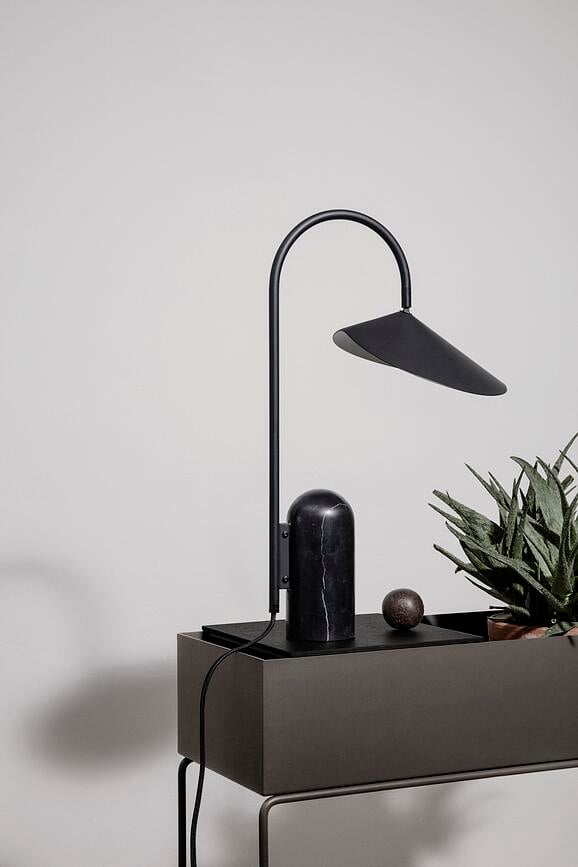 Arum Lampe de Table, crème