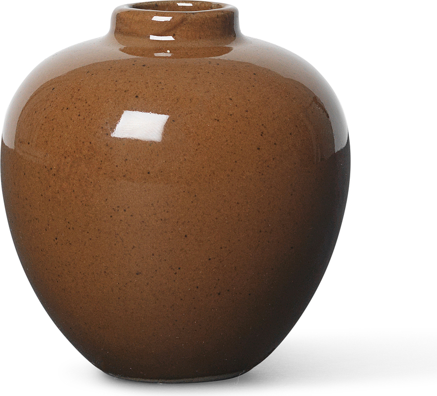 Ary Vase 7,5 cm braun