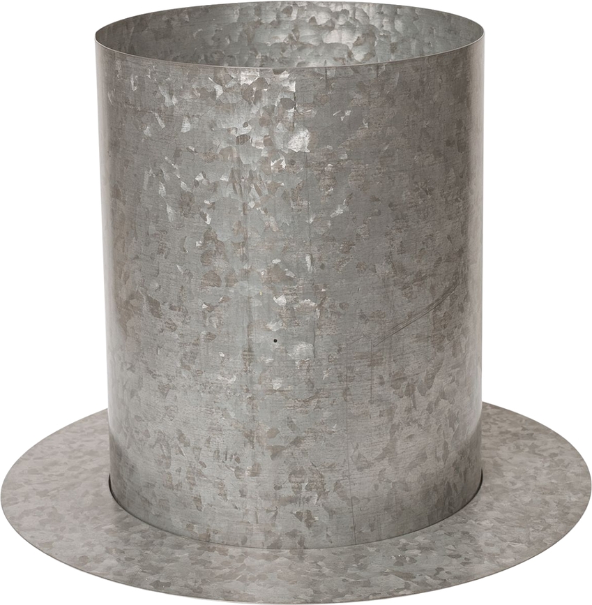 Auran Cache-pot, taille L, argenté