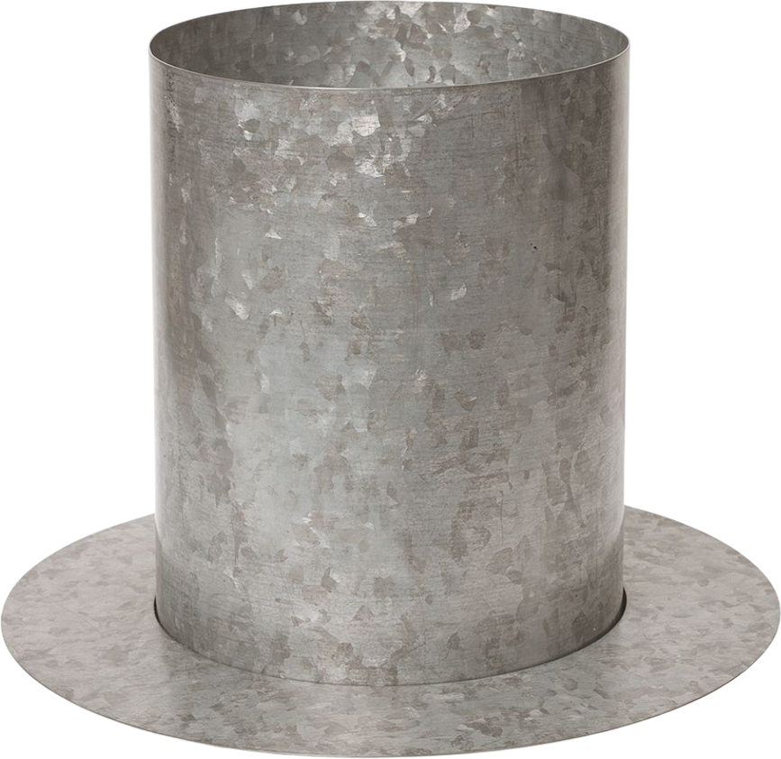 Auran Cache-pot, taille M, argenté