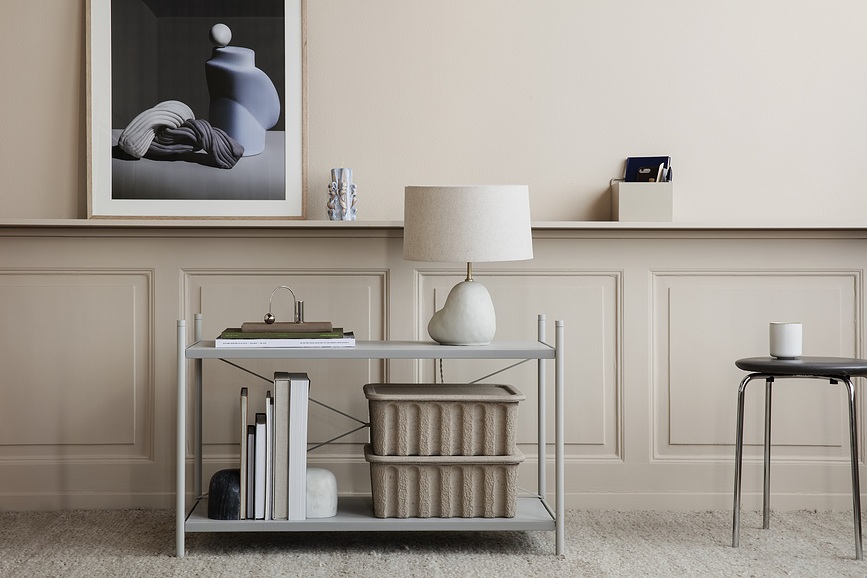 Balance Svijećnjak mjedeni tamnosivi